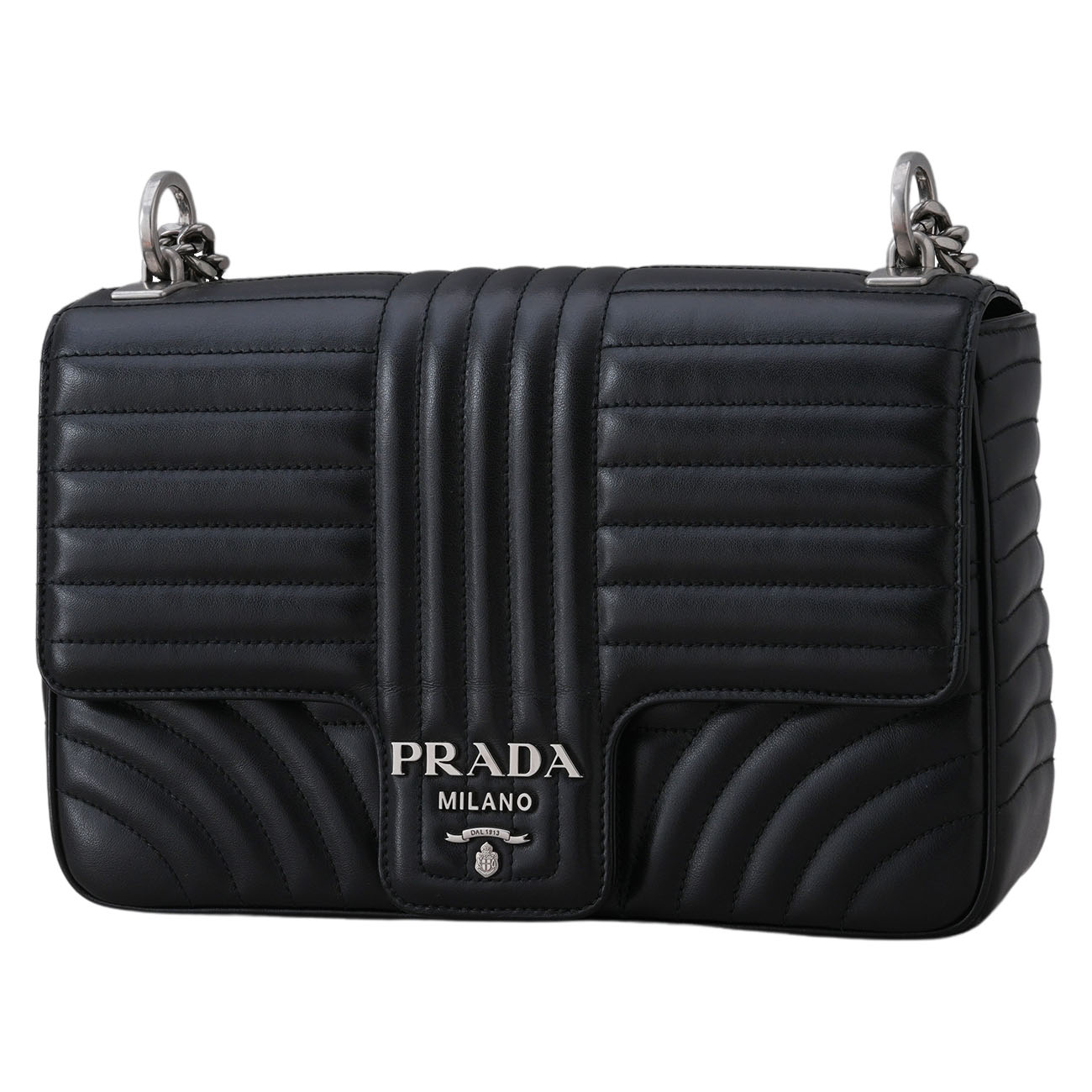 PRADA(USED)프라다 1BD135 다이아그램 체인 숄더백