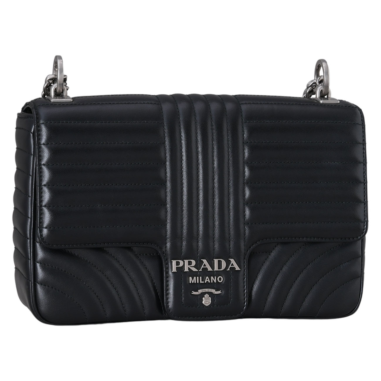 PRADA(USED)프라다 1BD135 다이아그램 체인 숄더백