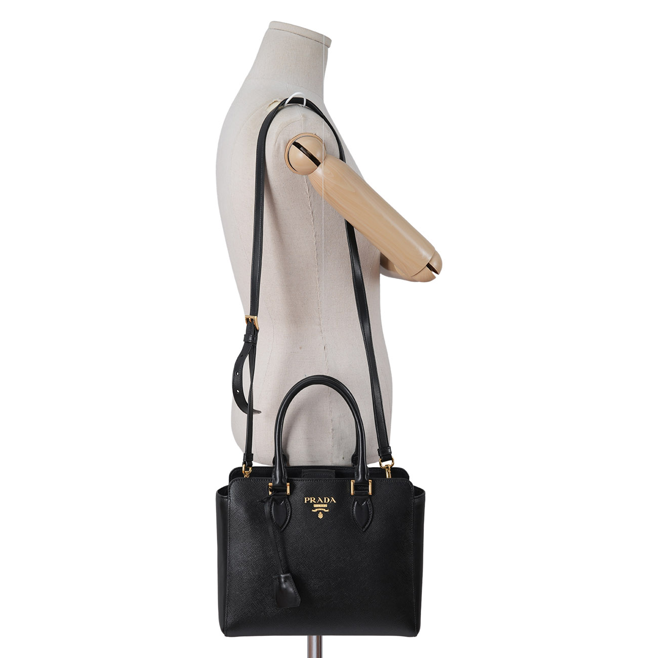 PRADA(USED)프라다 1BA113 사피아노 토트겸 숄더백