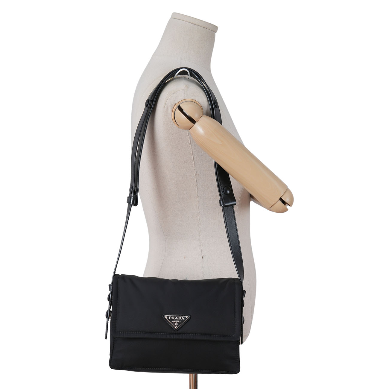 PRADA(USED)프라다 1BD313 리나일론 스몰 패딩 크로스백