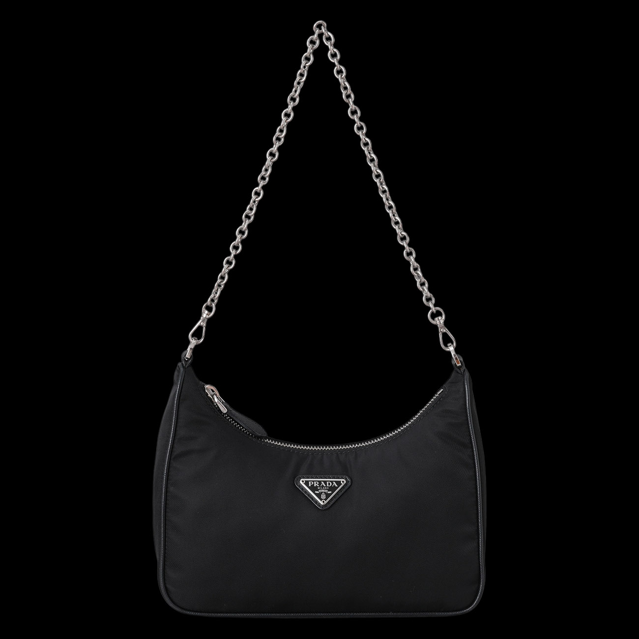 PRADA(USED)프라다 1BH204 나일론 테수토 호보백