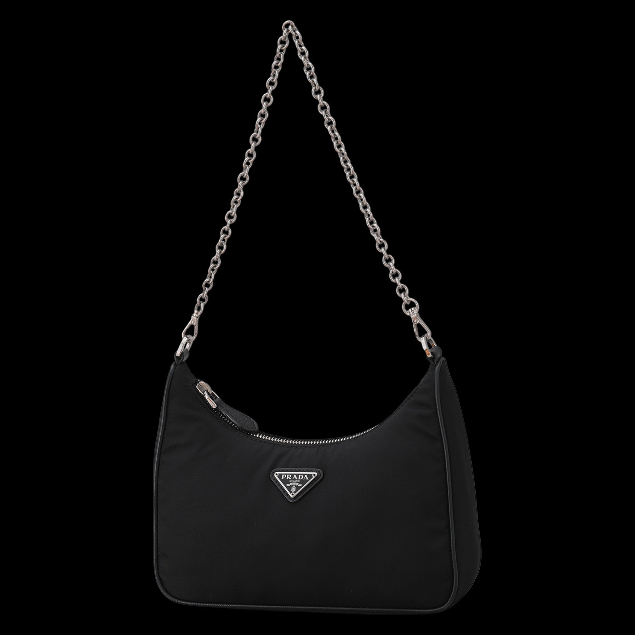 PRADA(USED)프라다 1BH204 나일론 테수토 호보백