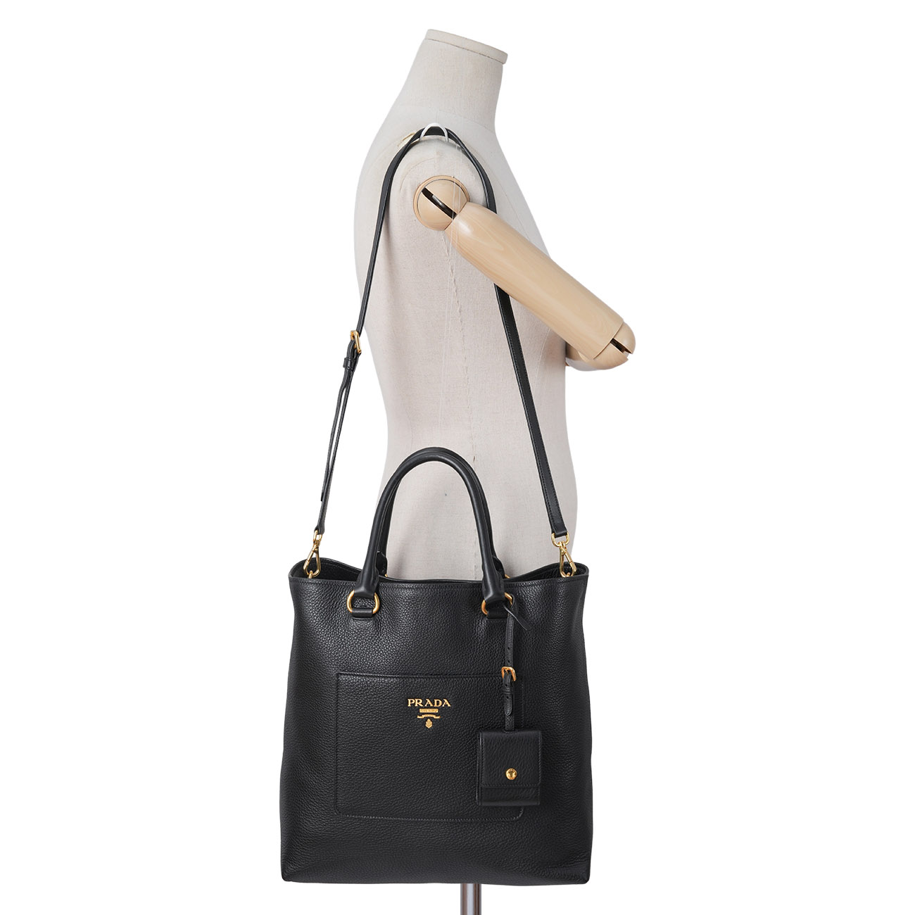 PRADA(USED)프라다 1BG049 비텔로 다이노 포켓백