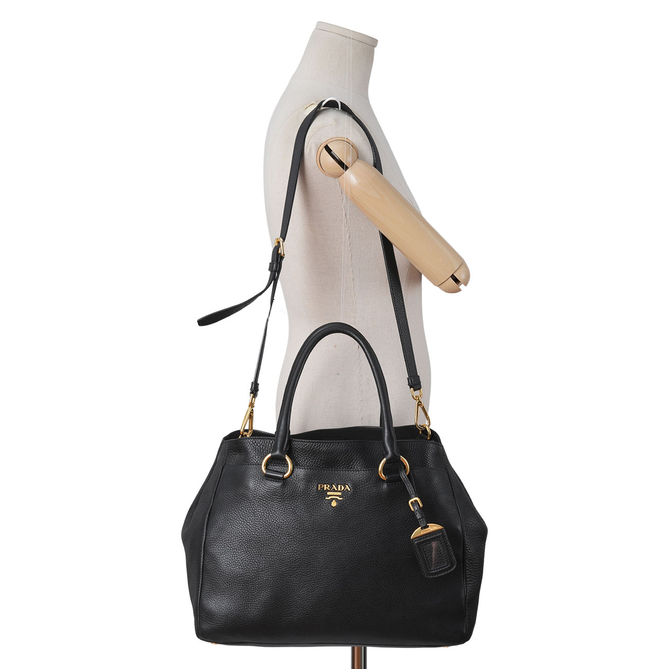 PRADA(USED)프라다 비텔로 다이노 토트겸 숄더백