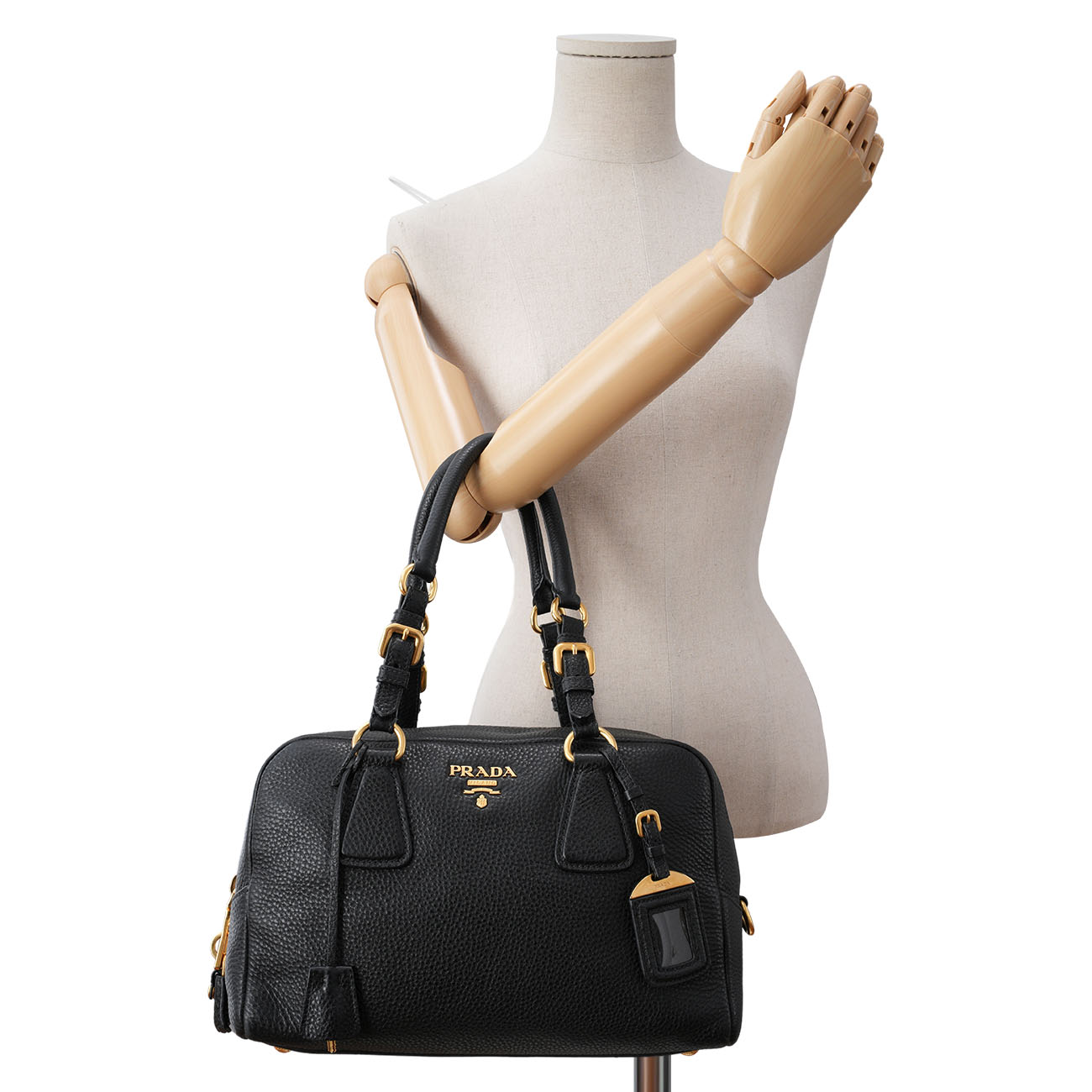 PRADA(USED)프라다 B3091M 비텔로 다이노 토트백