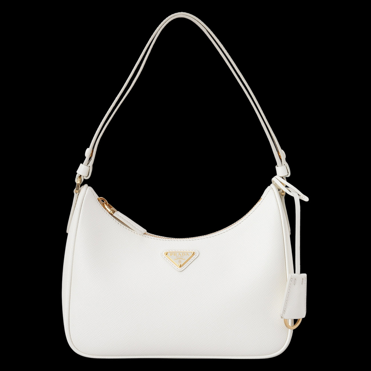 PRADA(USED)프라다 1BC204 사피아노 럭스 호보백
