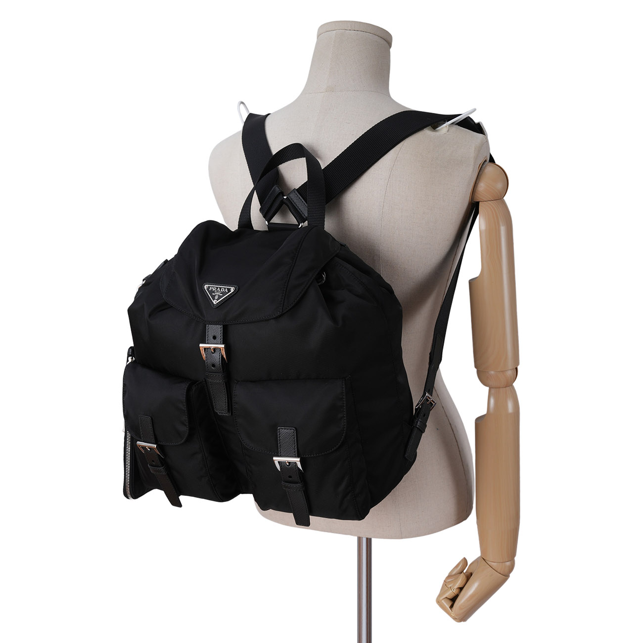 PRADA(USED)프라다 1BZ811 리나일론 미디엄 백팩