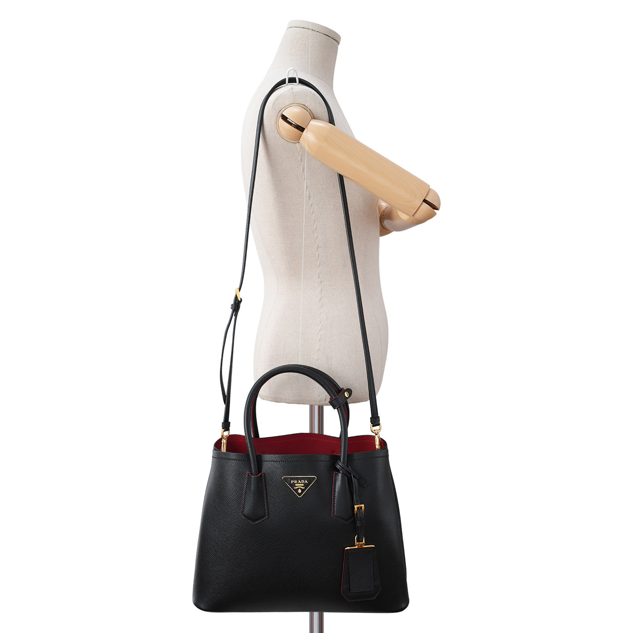 PRADA(USED)프라다 1BG887 사피아노 두블레 토트겸 숄더백