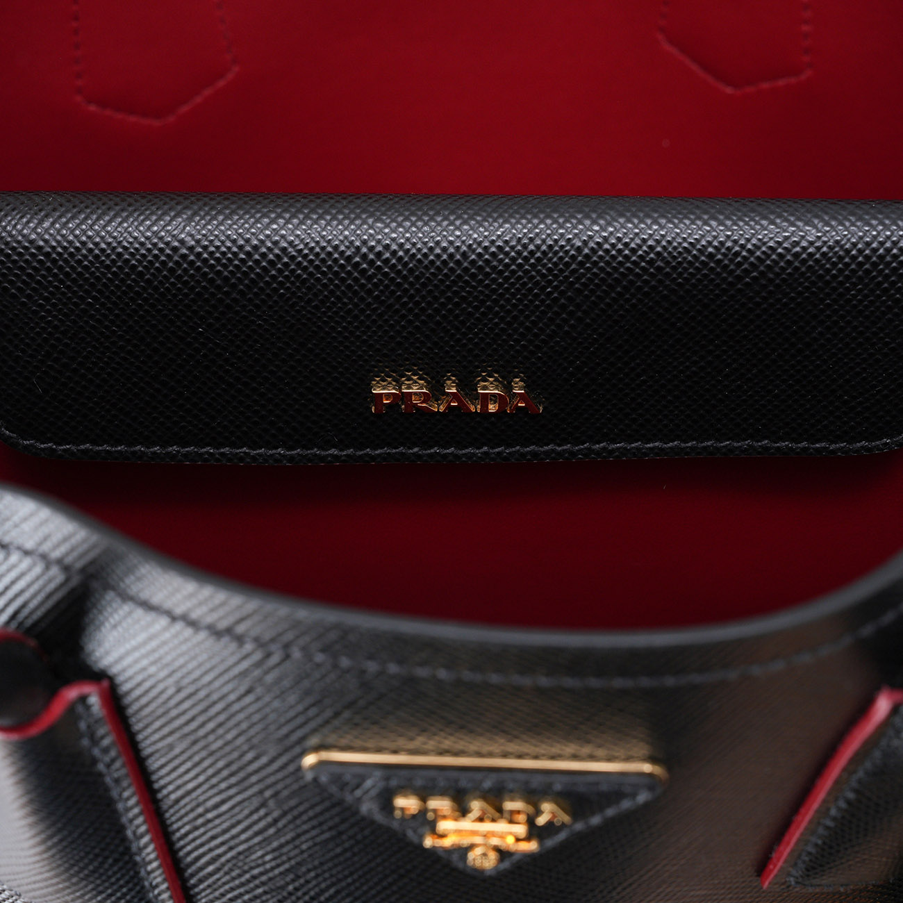 PRADA(USED)프라다 1BG887 사피아노 두블레 토트겸 숄더백