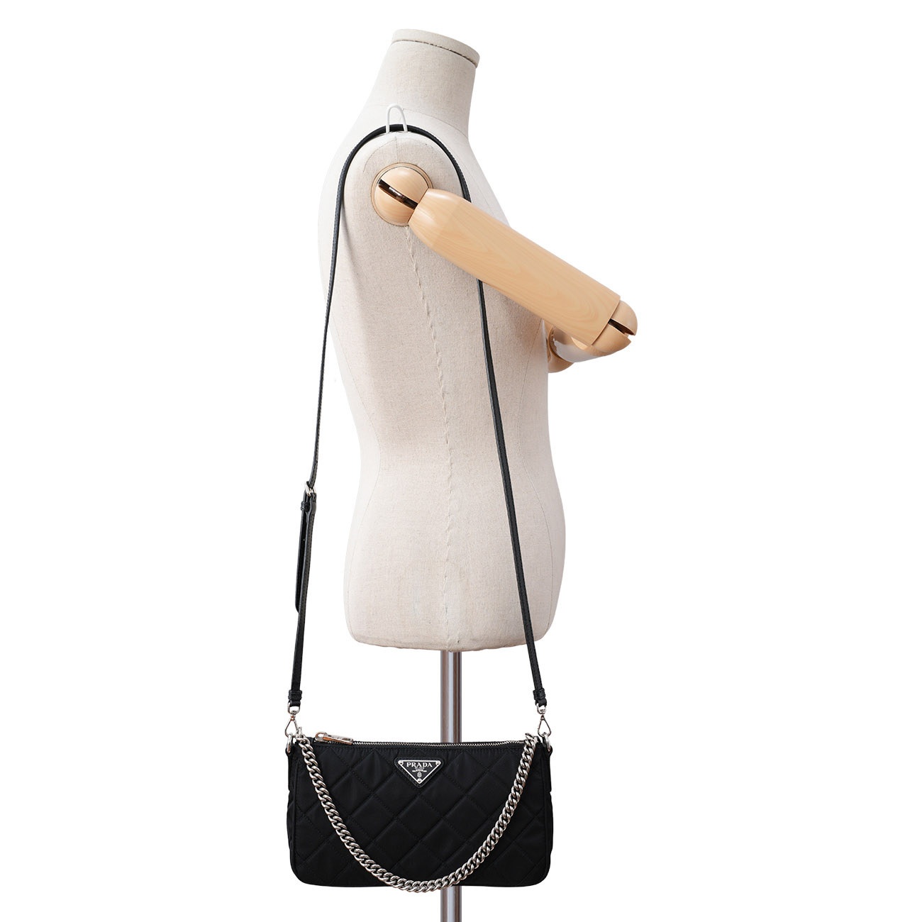PRADA(USED)프라다 1BH026 테수토 퀄팅 숄더백