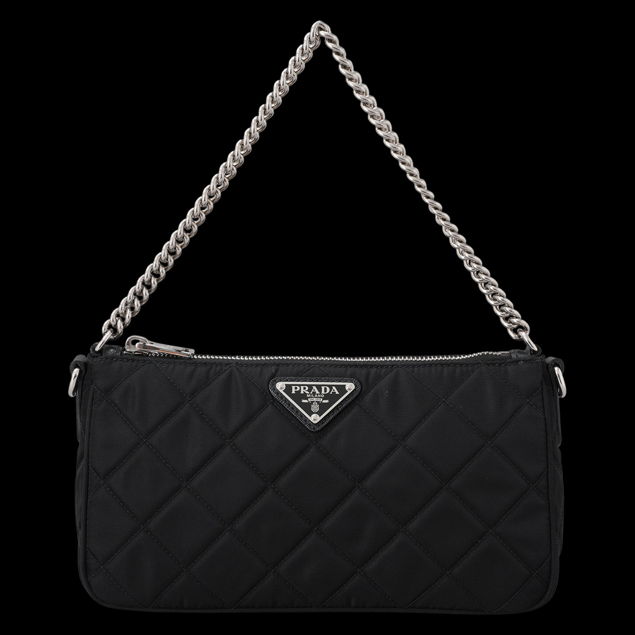 PRADA(USED)프라다 1BH026 테수토 퀄팅 숄더백