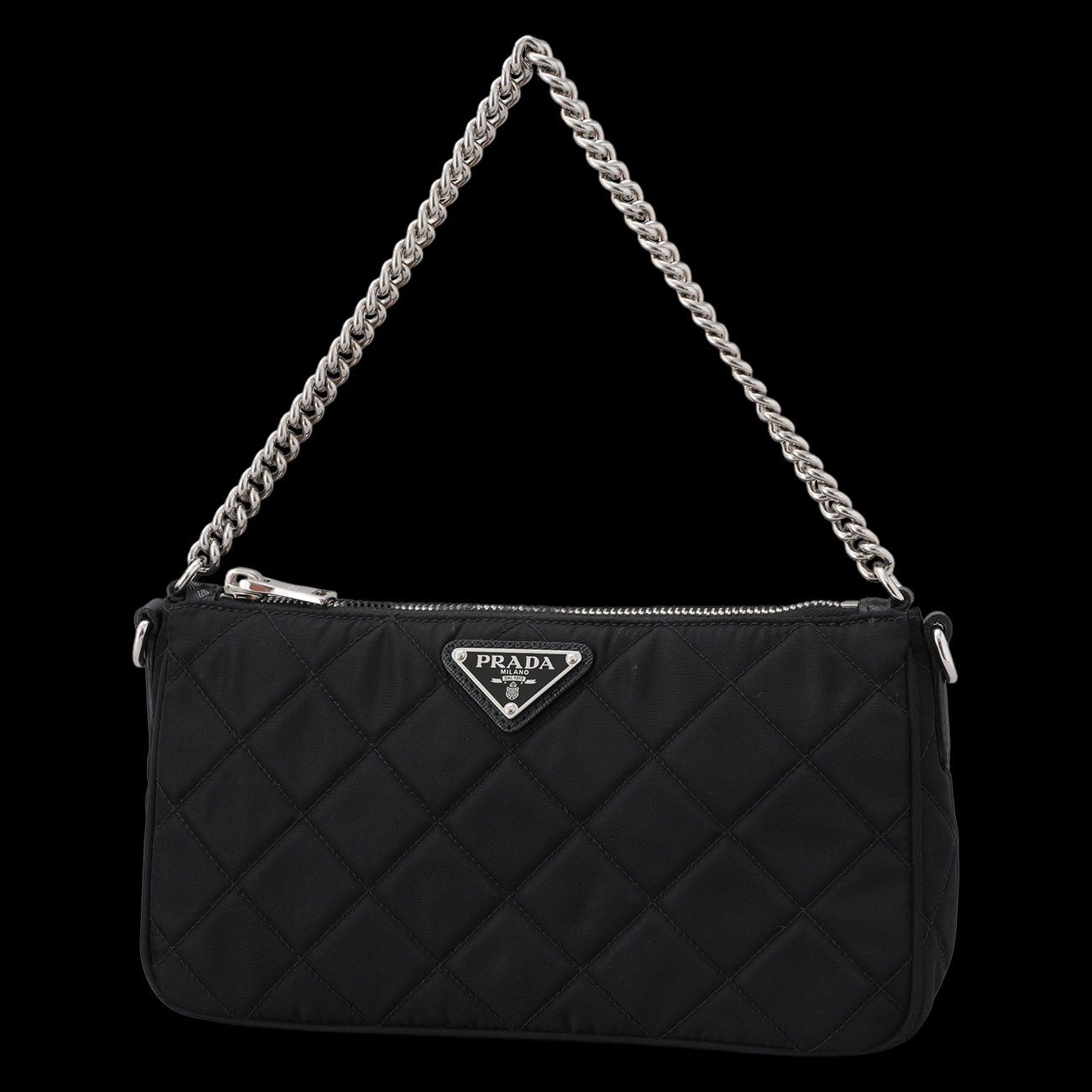PRADA(USED)프라다 1BH026 테수토 퀄팅 숄더백