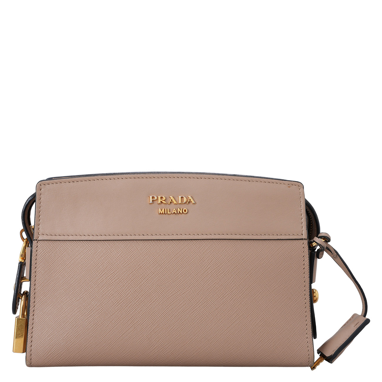 PRADA(USED)프라다 사피아노 스퀘어 크로스백