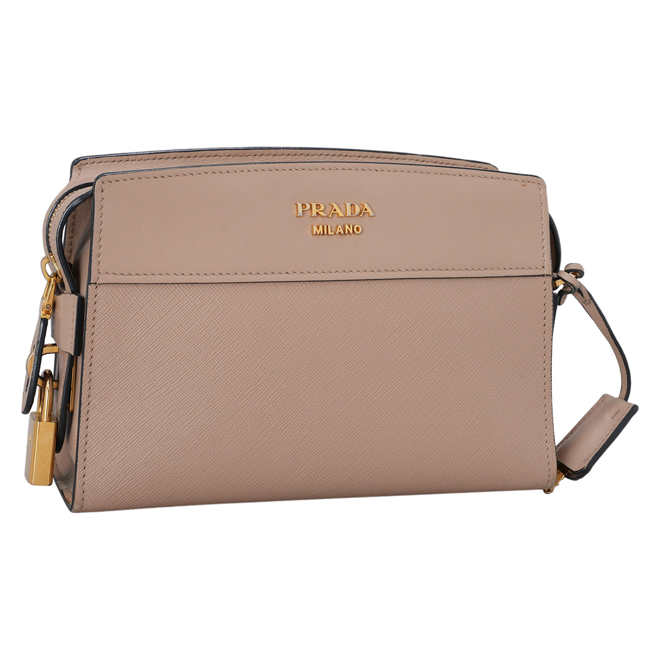 PRADA(USED)프라다 사피아노 스퀘어 크로스백