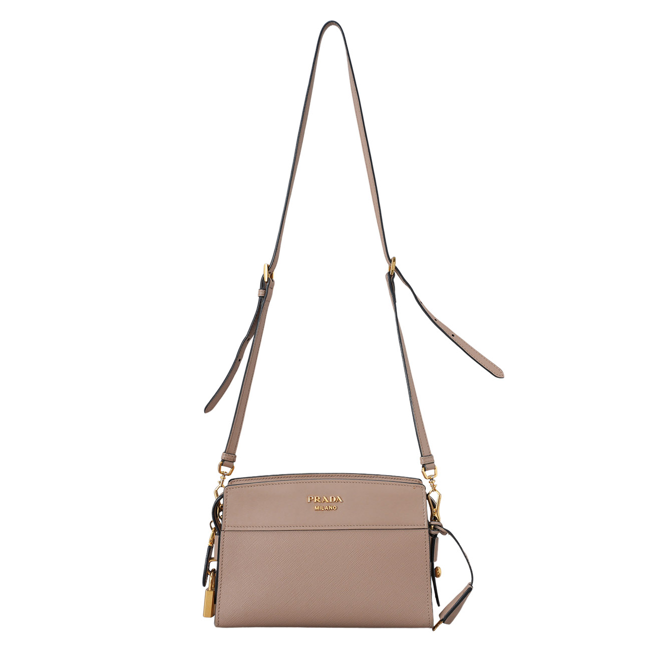 PRADA(USED)프라다 사피아노 스퀘어 크로스백