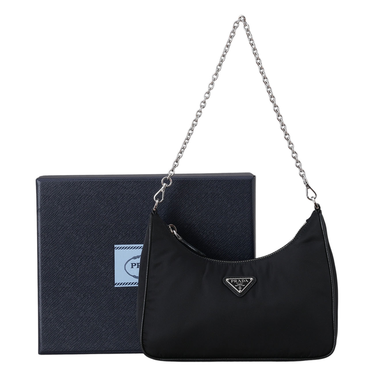 PRADA(USED)프라다 1BH204 리나일론 테수토 호보백