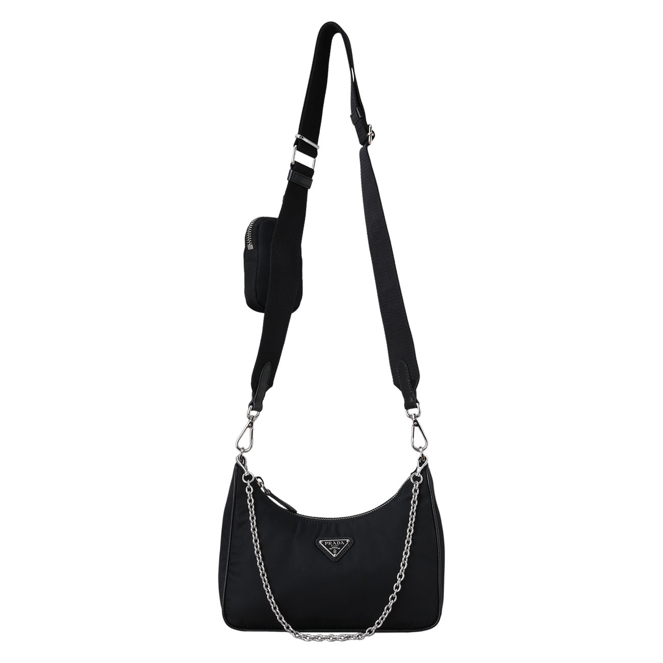 PRADA(USED)프라다 1BH204 리나일론 테수토 호보백