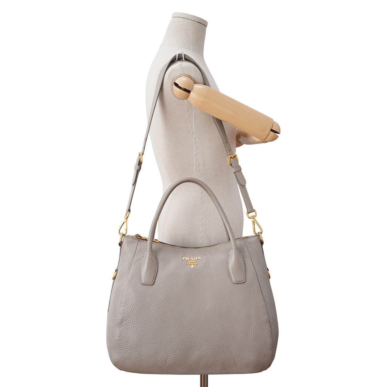 PRADA(USED)프라다 비텔로 토트겸 숄더백