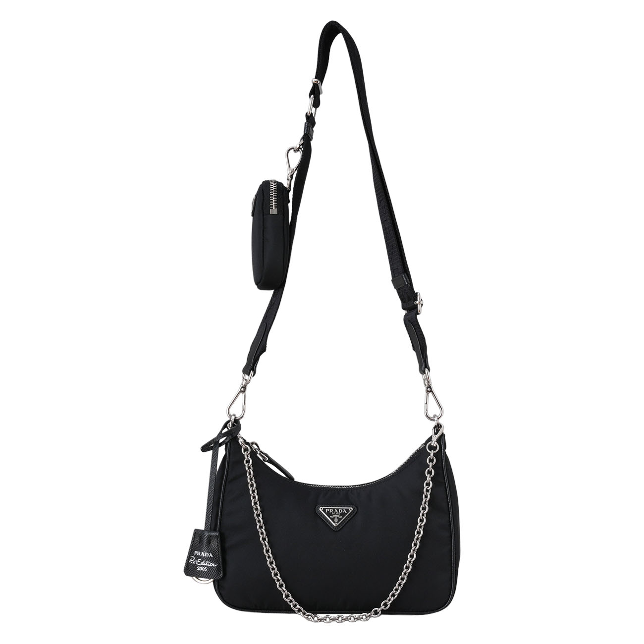 PRADA(USED)프라다 1BH204 리나일론 테수토 호보백