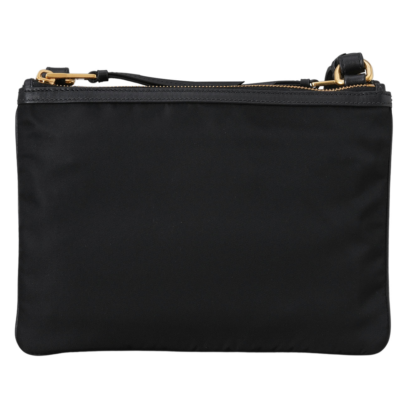 PRADA(USED)프라다 1BH046 나일론 더블 지퍼 크로스백