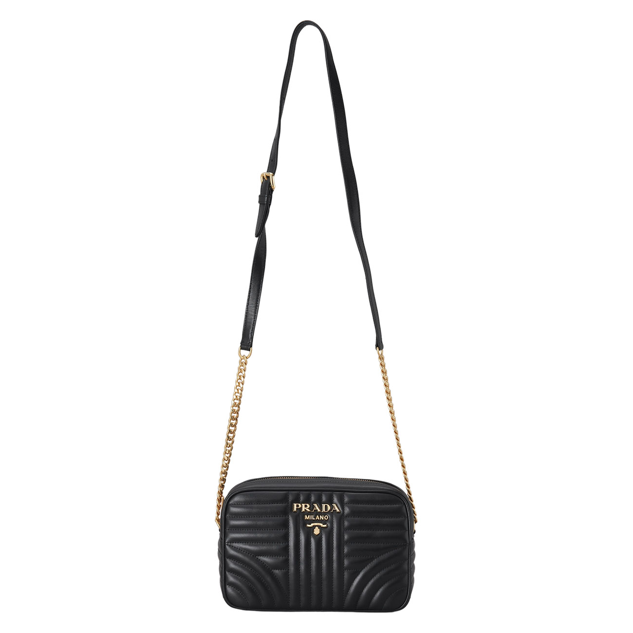 PRADA(USED)프라다 1BH083 다이어그램 카메라백