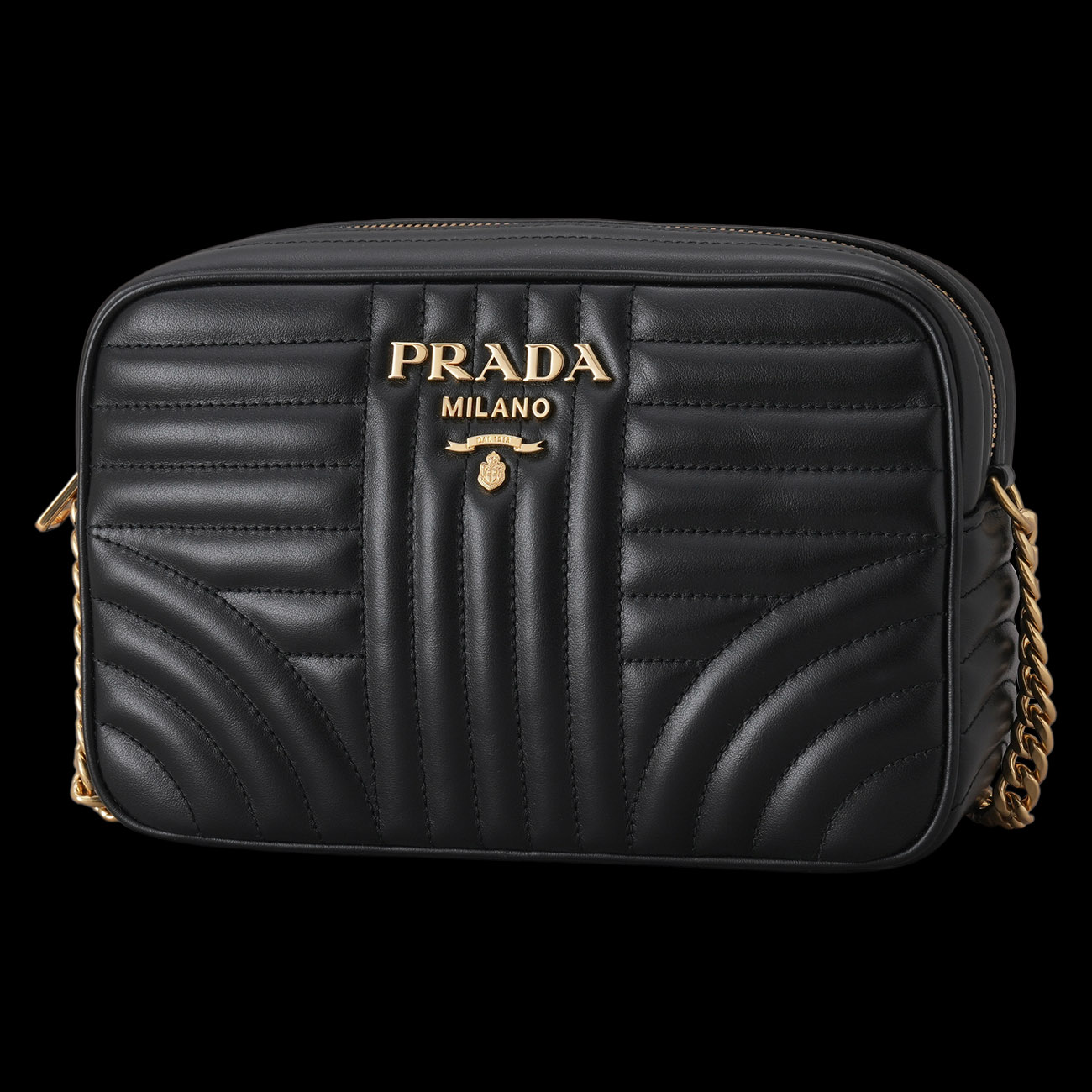 PRADA(USED)프라다 1BH083 다이어그램 카메라백