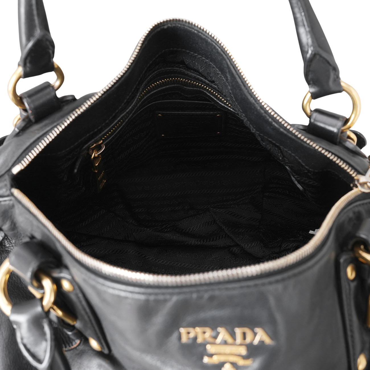 PRADA(USED)프라다 소프트 카프 토트겸 숄더백
