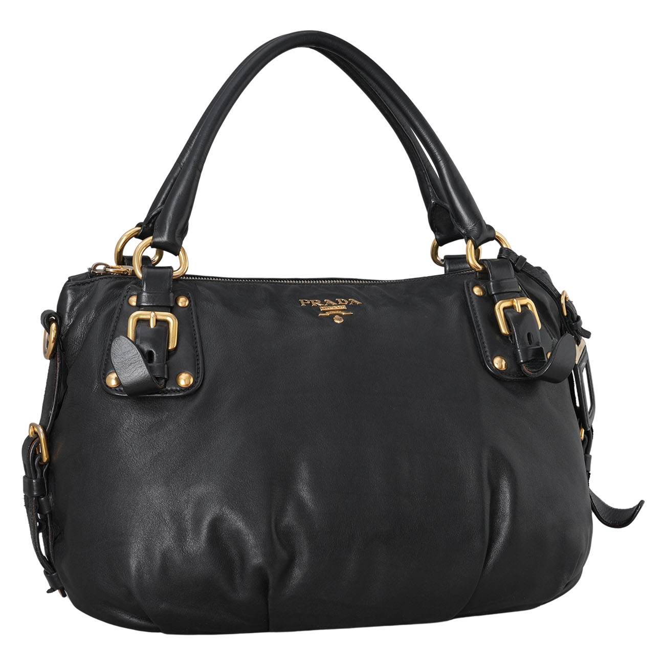 PRADA(USED)프라다 소프트 카프 토트겸 숄더백