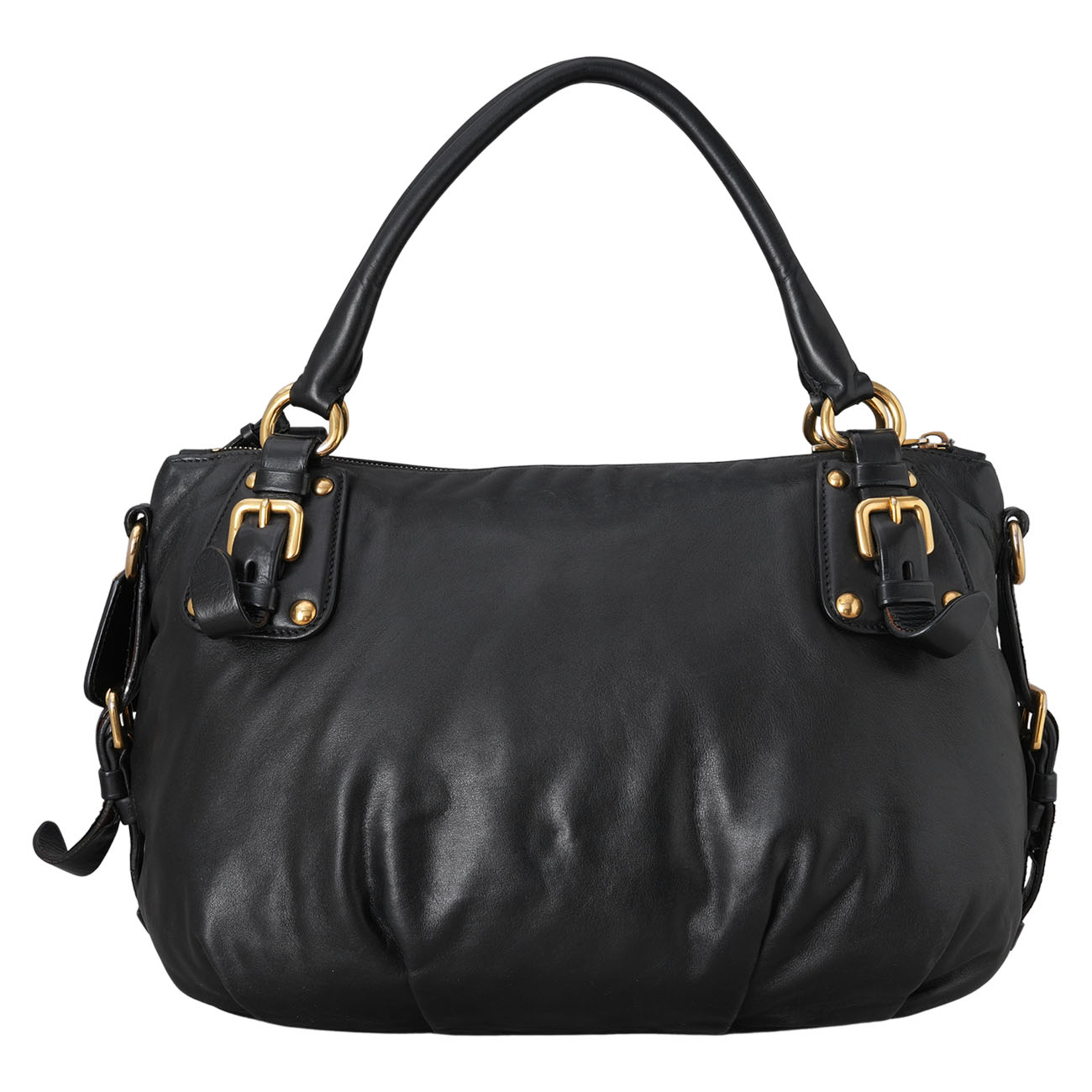 PRADA(USED)프라다 소프트 카프 토트겸 숄더백