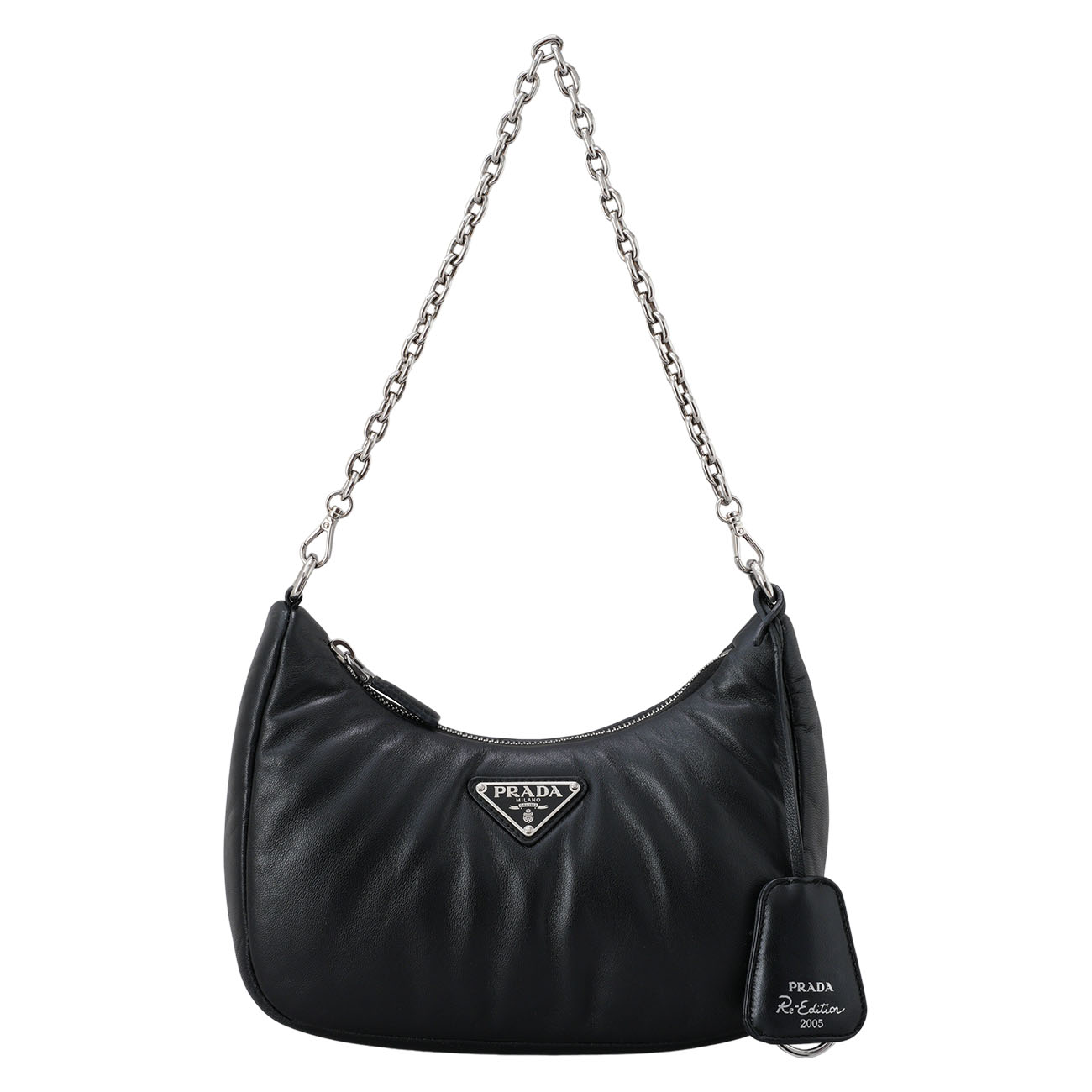 PRADA(USED)프라다 패딩 나파 레더 호보백