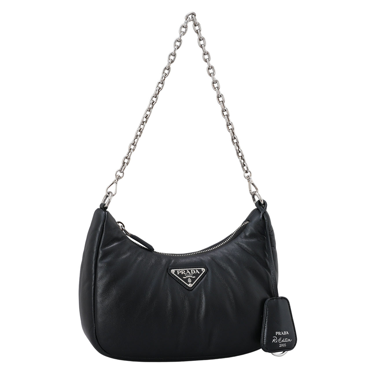 PRADA(USED)프라다 패딩 나파 레더 호보백