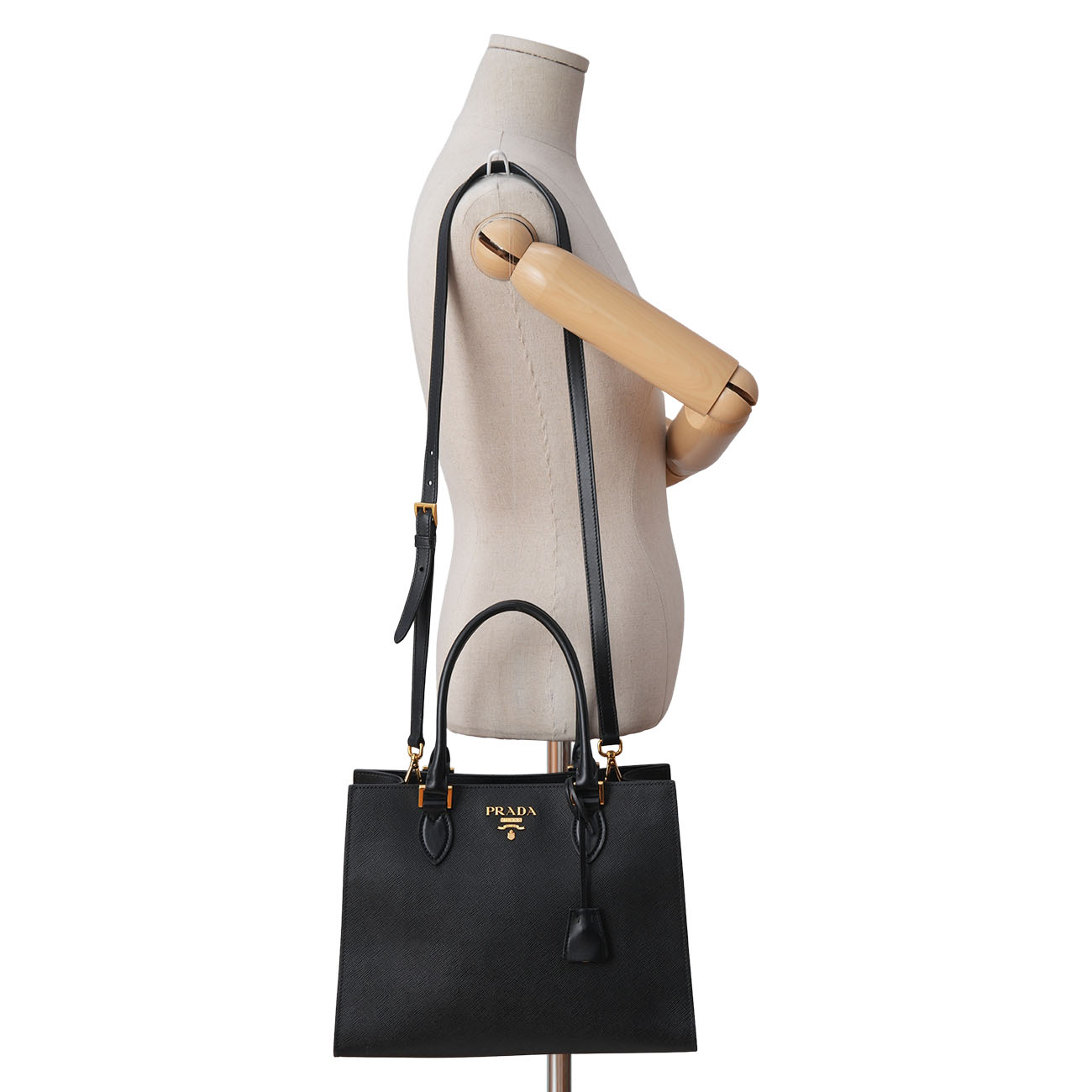 PRADA(USED)프라다 1BA118 사피아노 토트백