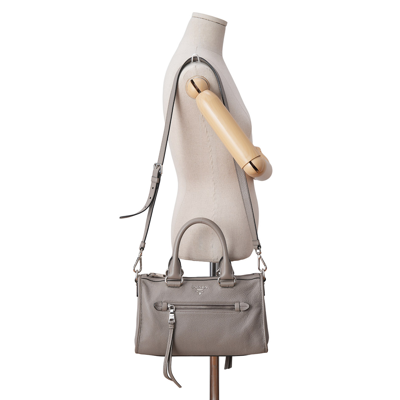 PRADA(USED)프라다 1BB022  비텔로 피닉스 모터백