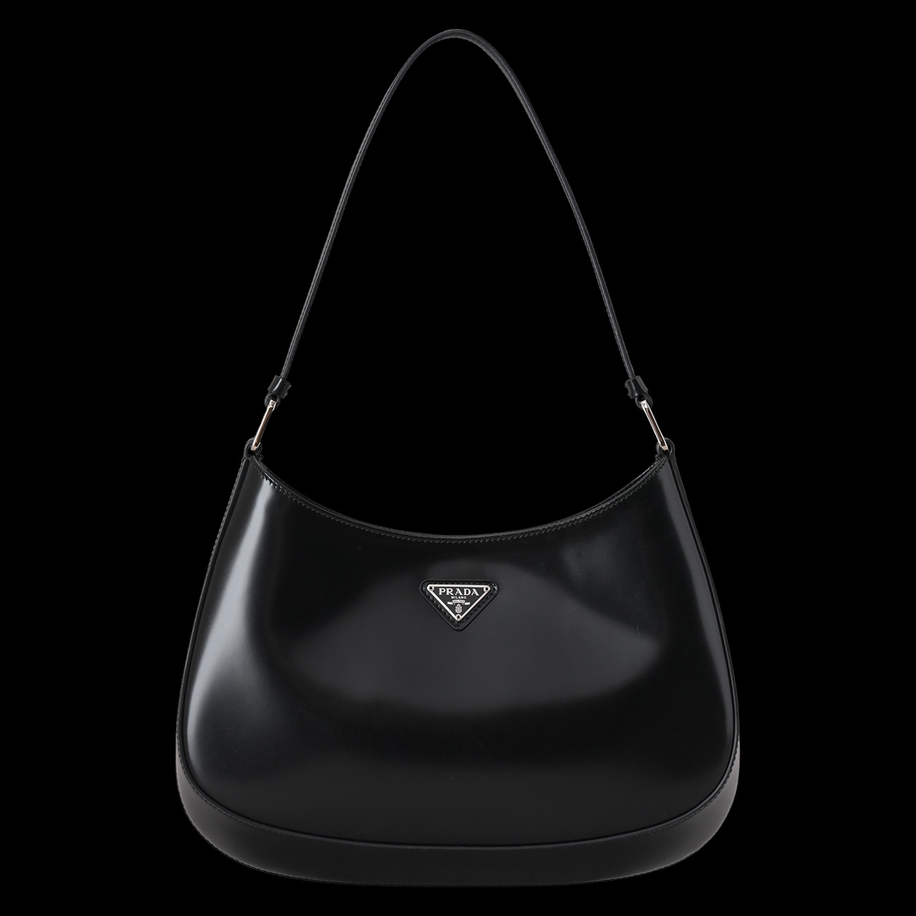 PRADA(USED)프라다 1BC499 클레오 브러시드 호보백