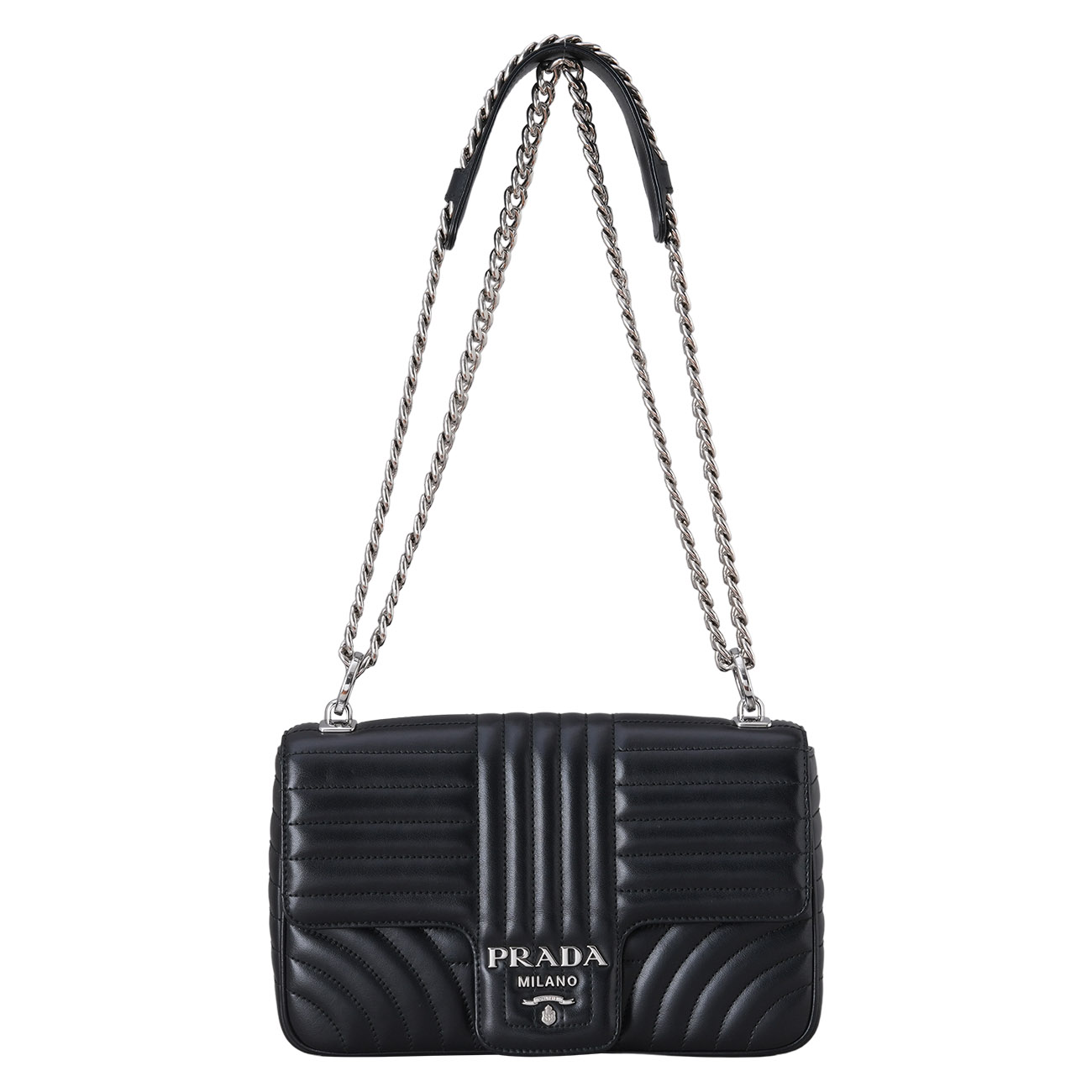 PRADA(USED)프라다 1BD108 다이아그램 체인백