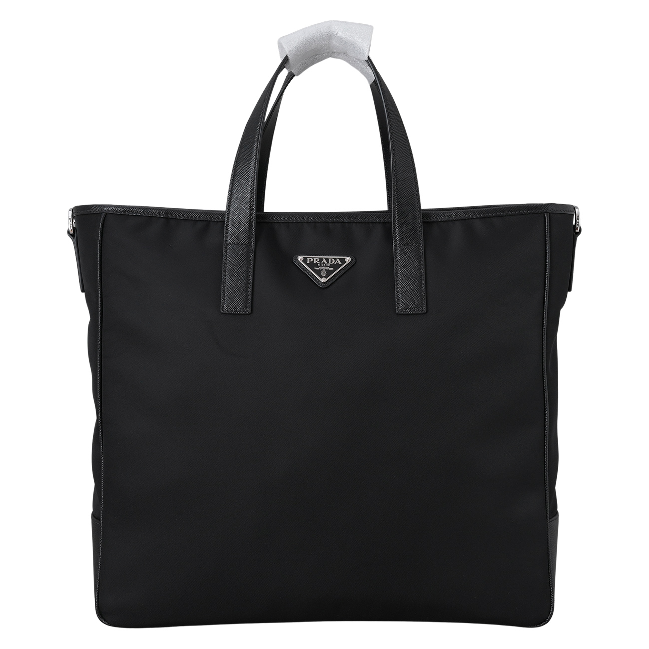 PRADA(USED)프라다 2VG064 리나일론 트라이앵글 로고 토트백