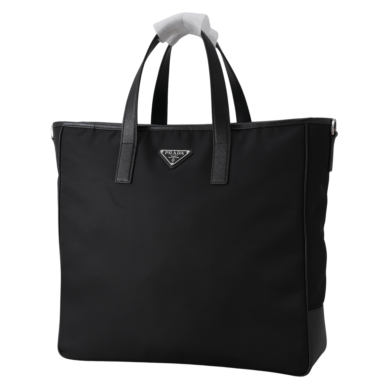 PRADA(USED)프라다 2VG064 리나일론 트라이앵글 로고 토트백