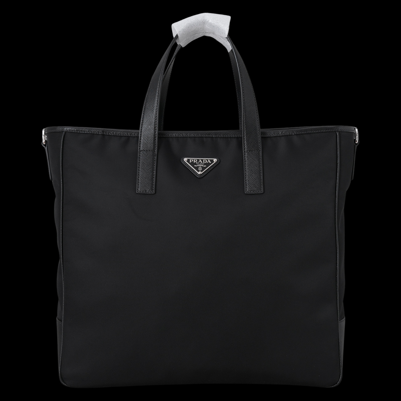 PRADA(USED)프라다 2VG064 리나일론 트라이앵글 로고 토트백