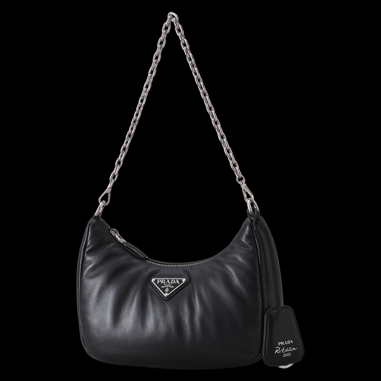 PRADA(USED)프라다 1BH204 패딩 나파 호보백