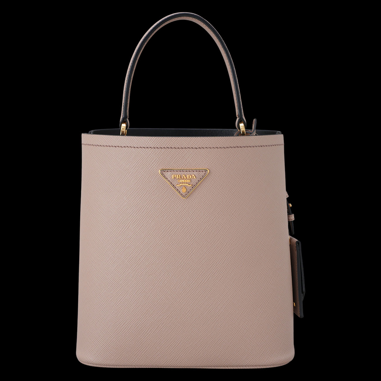 PRADA(USED)프라다 1BA212 사피아노 파니에 버킷백