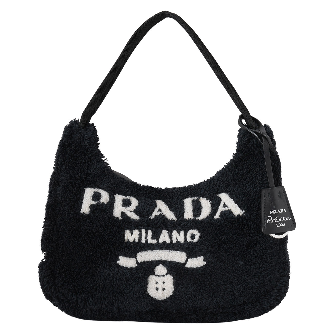PRADA(USED)프라다 1NE515 시어링 호보백