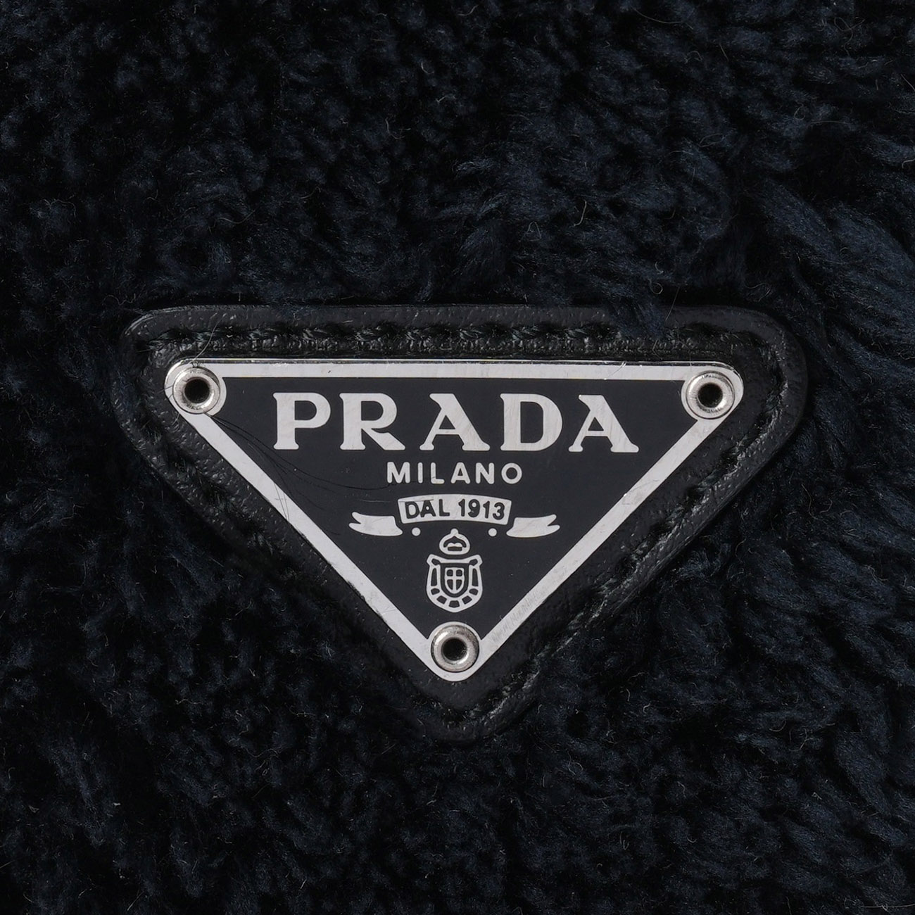 PRADA(USED)프라다 1NE515 시어링 호보백