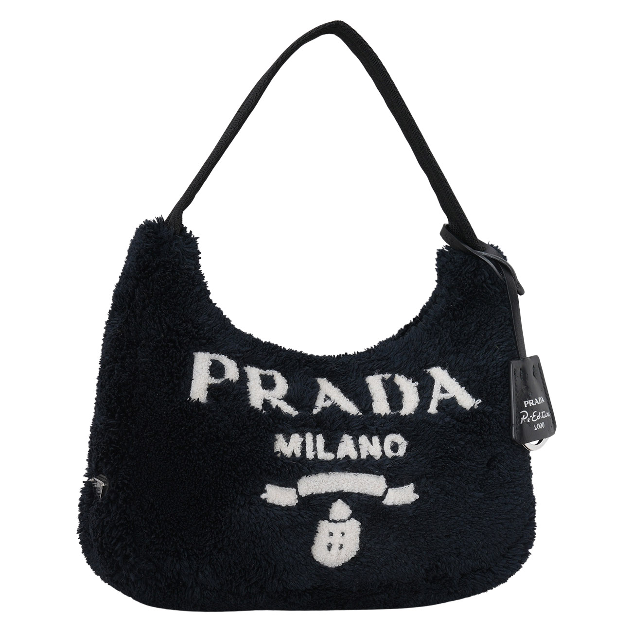 PRADA(USED)프라다 1NE515 시어링 호보백