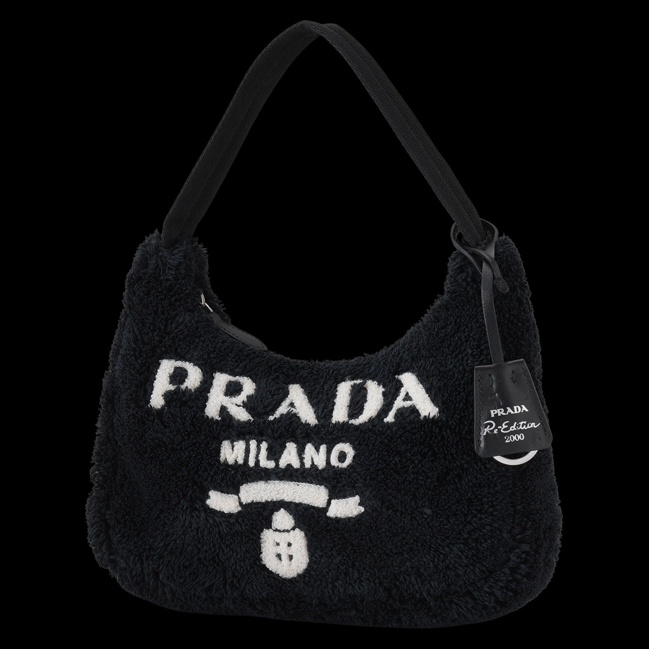 PRADA(USED)프라다 1NE515 시어링 호보백