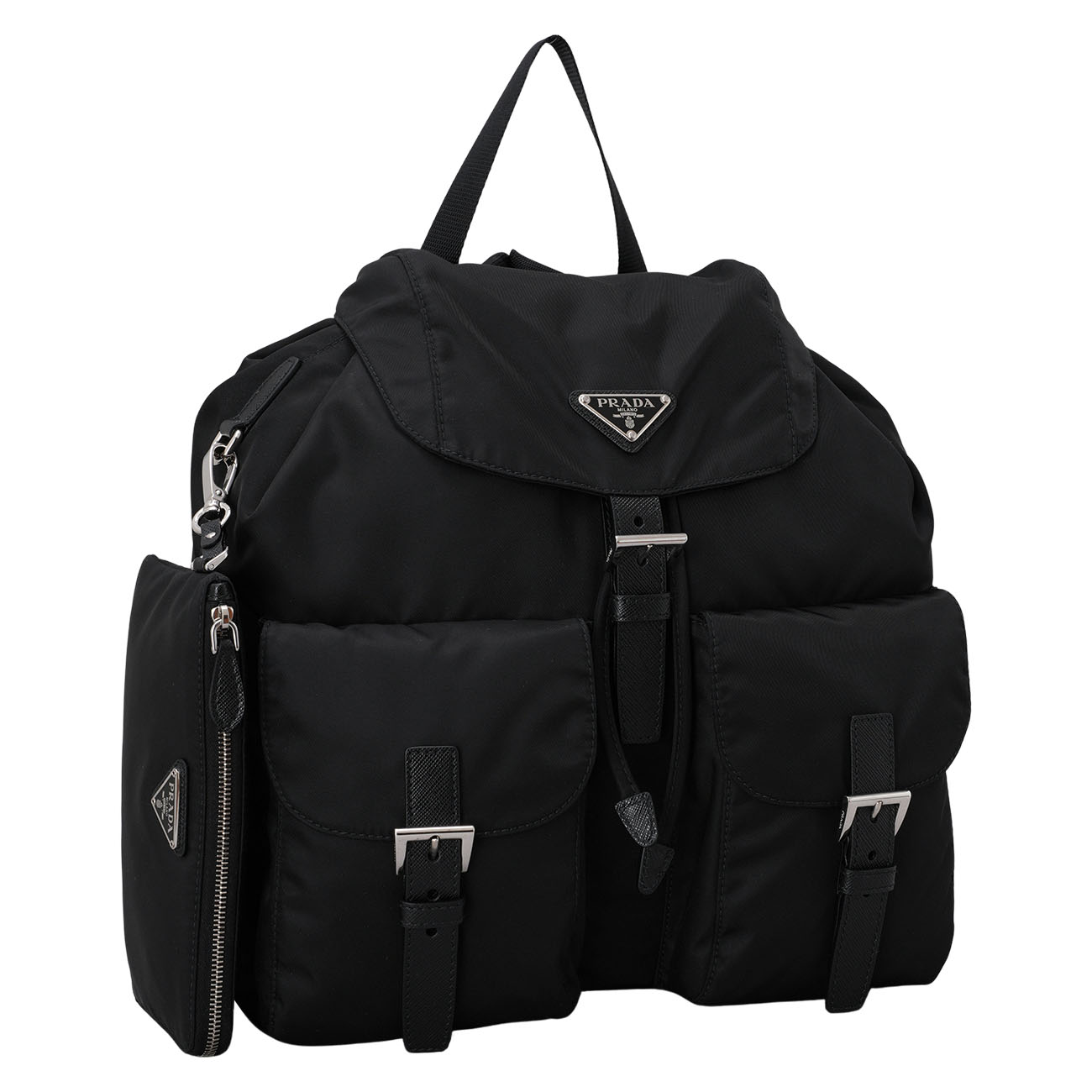 PRADA(USED)프라다 1BZ811 리나일론 투포켓 백팩