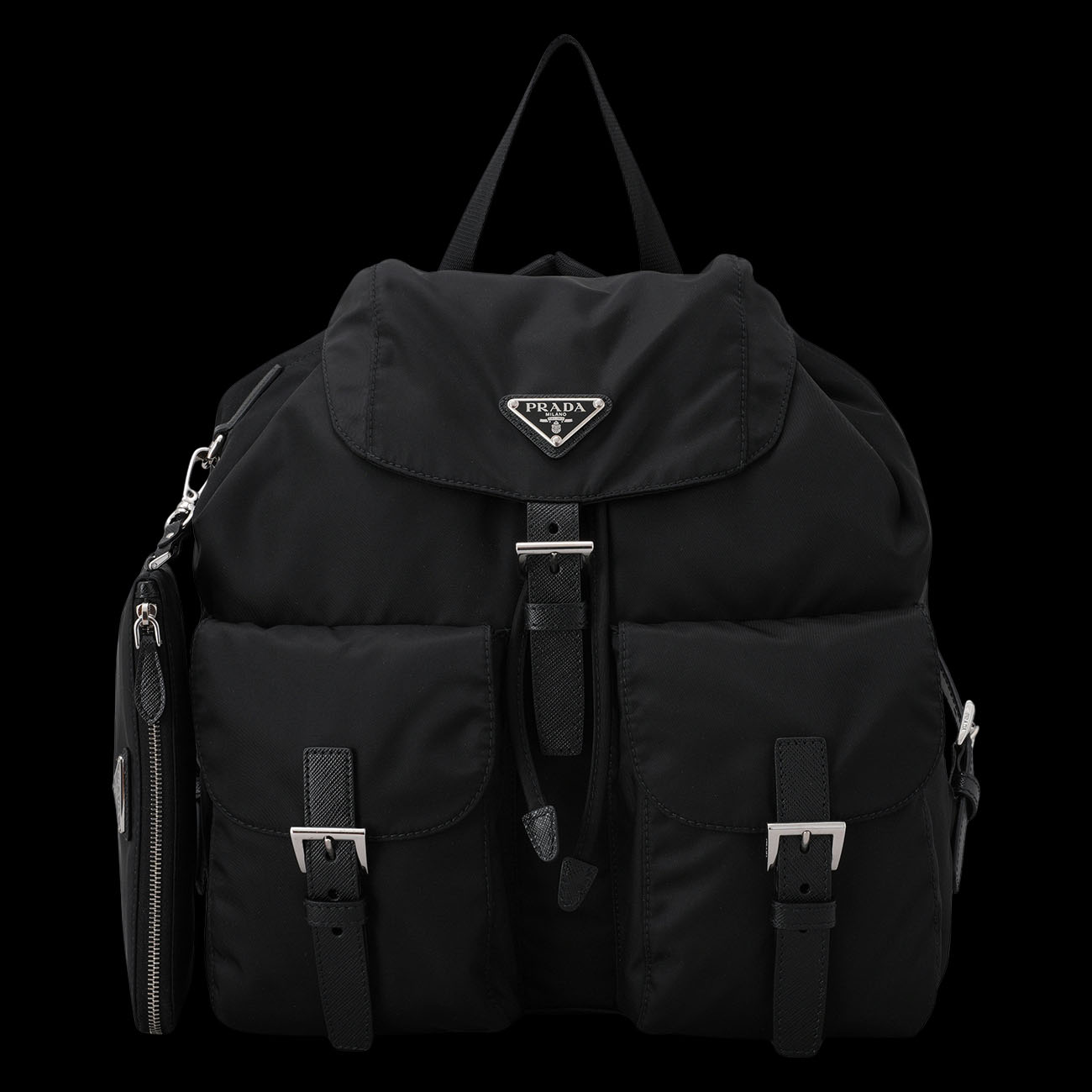 PRADA(USED)프라다 1BZ811 리나일론 투포켓 백팩