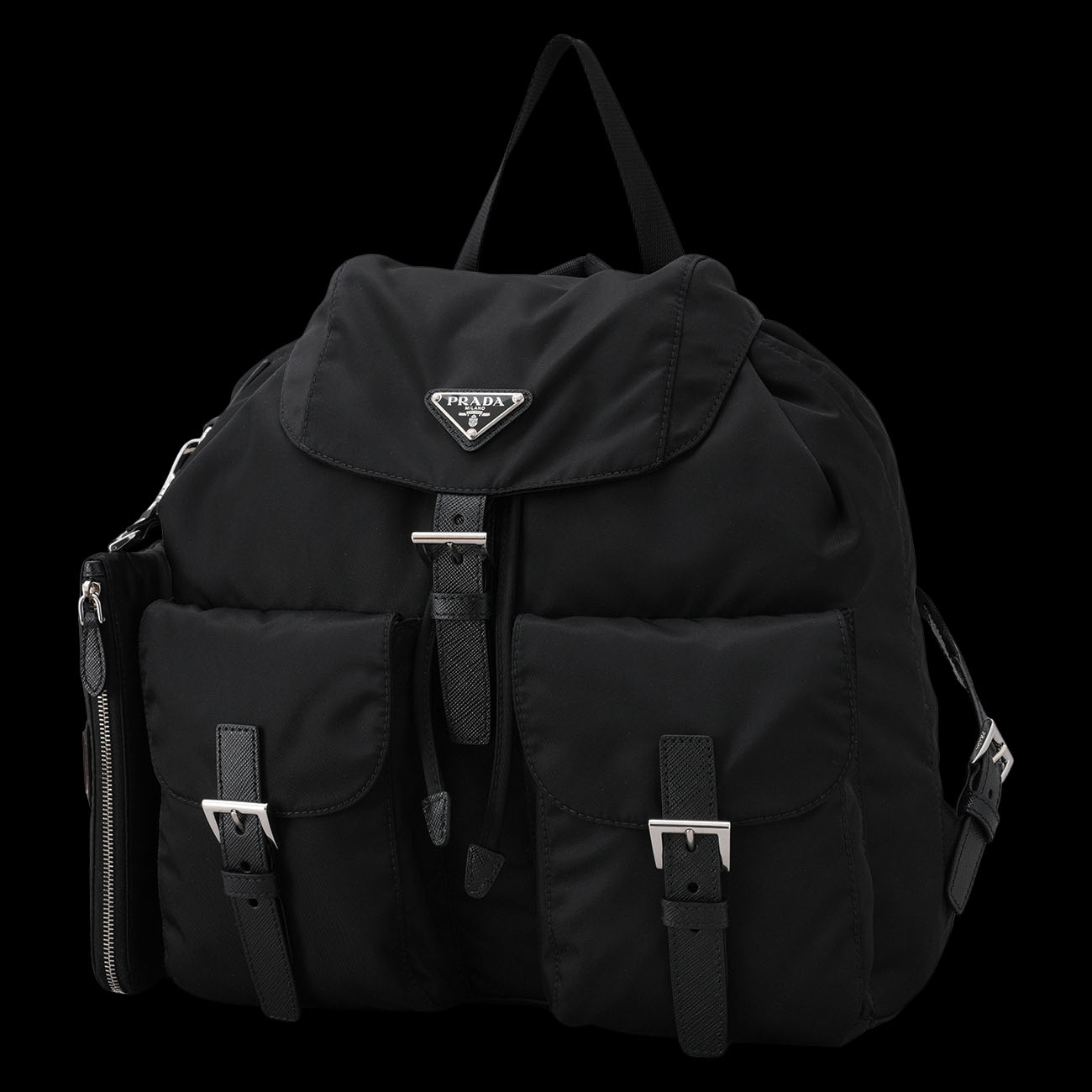 PRADA(USED)프라다 1BZ811 리나일론 투포켓 백팩
