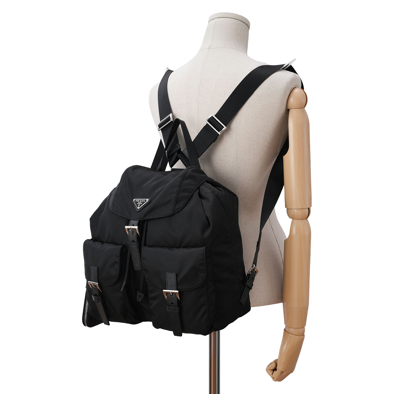 PRADA(USED)프라다 1BZ811 리나일론 투포켓 백팩