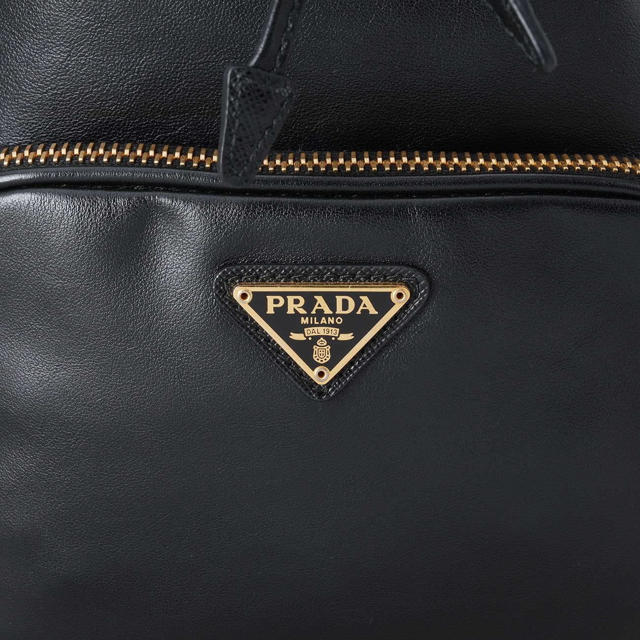 PRADA(USED)프라다 1BH038 포코노 레더 버킷 백