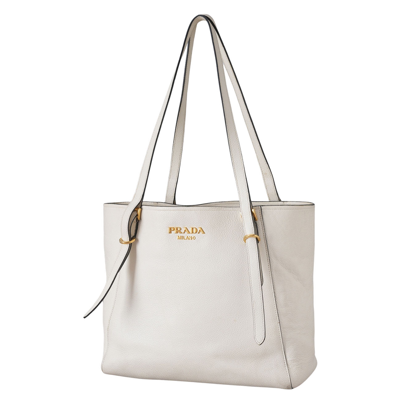 PRADA(USED)프라다 1BG301 비텔로 그레인 쇼퍼백